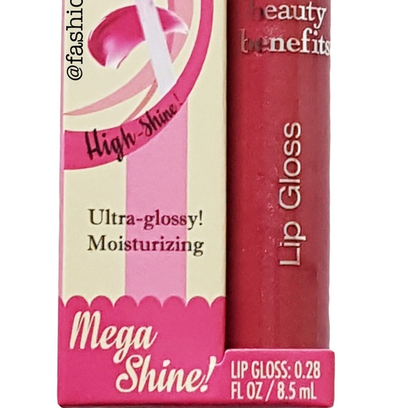 NWT Beauty Benefits Lip Gloss in Rosette - Picture 4 of 4